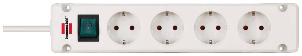 Brennenstuhl 1150650124 Power strip (+ switch) White PG connector 1 pc(s)