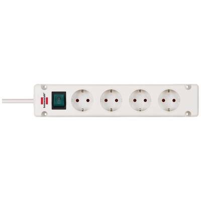 Image of Brennenstuhl 1150650124 Power strip (+ switch) White PG connector 1 pc(s)