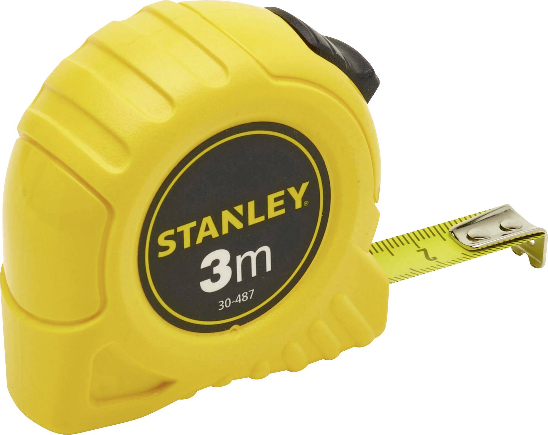 STANLEY Rollbandmass 3m/13,0mm gelb Kunststoffgehaeuse 1-30-487 Tape measure 3 m