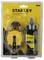 A package containing a 30-metre chalk line, a spirit level, and a chalk bottle, all branded 'Stanley'.