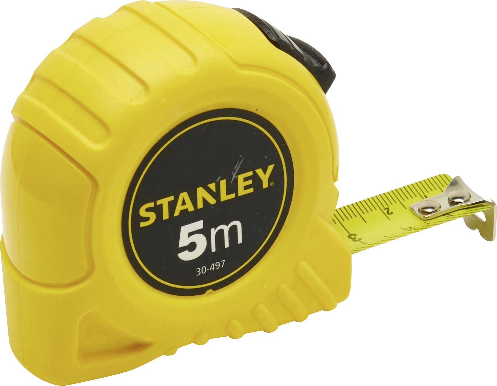 STANLEY Rollbandmass 5m/19,0mm gelb Kunststoffgehaeuse 1-30-497 Tape measure 5 m