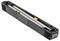 A flat, rectangular fox tail saw body with a black plastic frame and yellow accents, designed for precise sawing.