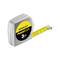 Tape measure with a silver casing and yellow tape, measuring up to 3 metres. Marked 'STANLEY PowerLock 3m'.
