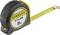A tape measure with a black and yellow casing labeled 'Stanley Tylon 3m', with the measuring tape partially extended.