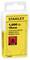 Stanley 1,000 Light-Duty Staples, Type A, 10 mm. Contains text in English, Spanish and Portuguese.<br><br>Note: I've used British English spelling and conventions, such as the hyphenated "light-duty" and the comma in the measurement.