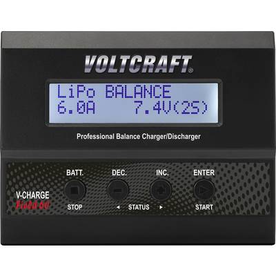 VOLTCRAFT V-Charge 60 DC Scale model multifunction charger 12 V 6 A LiPolymer, Li-ion, LiFePO, LiHV, NiCd, NiMH, Lead-ac