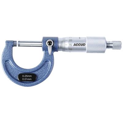 Basetech 1599707 Micrometer 0 - 25 mm Reading: 0.01 mm DIN 863-1-0