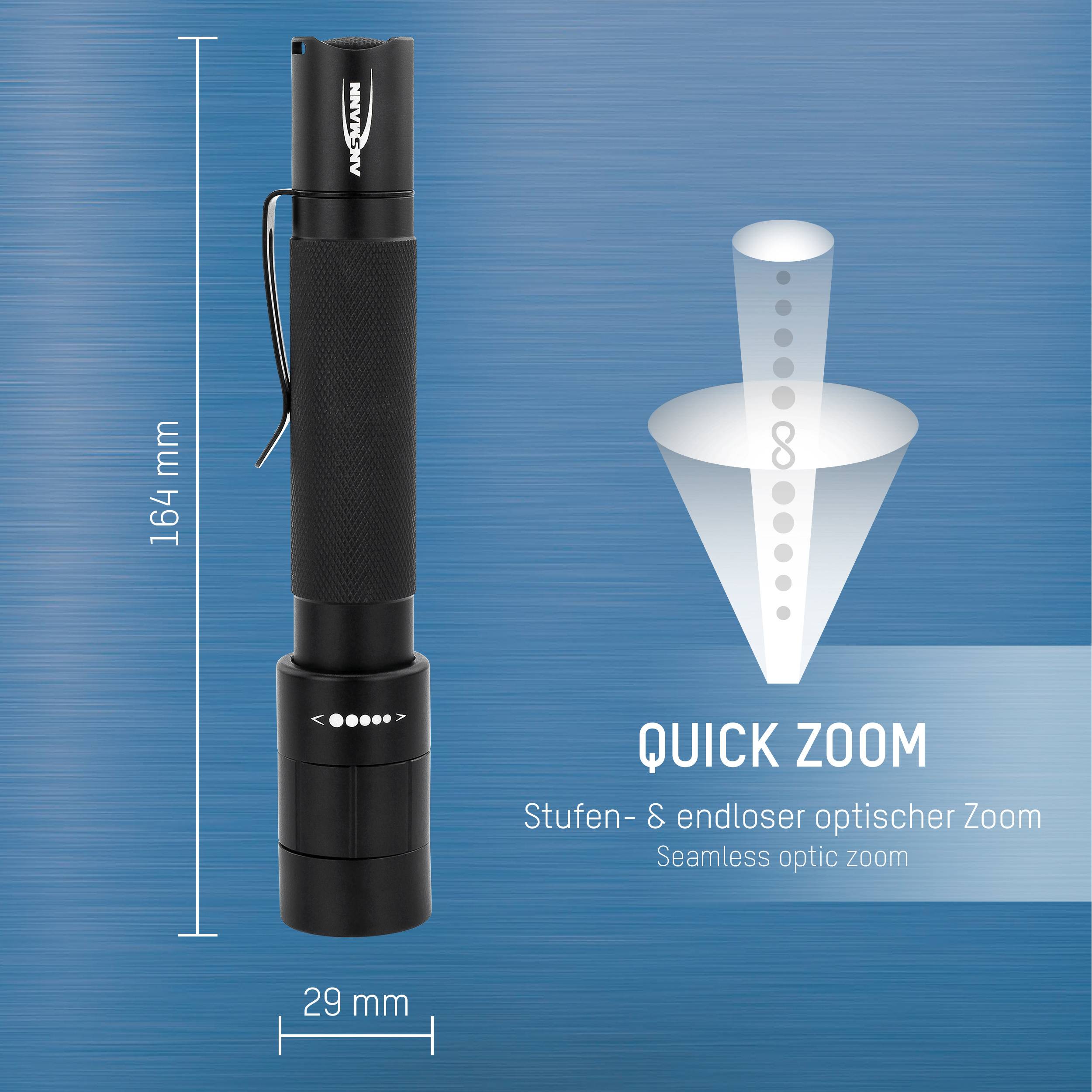 Ansmann M200F LED (monochrome) Torch Belt clip, Wrist strap battery-powered 240 lm 174 g-7