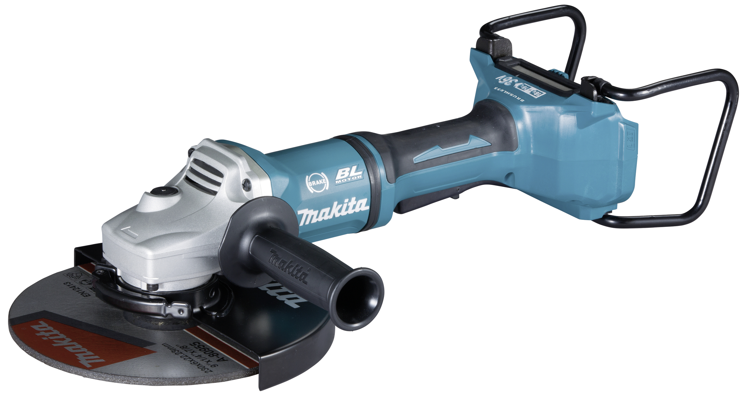 Makita DGA900ZKX2 Cordless angle grinder 230 mm w/o battery 18 V