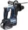 'Makita DHR241Z Cordless Hammer Drill with 18V Lithium-Ion Battery and Auxiliary Handle in Blue and Black, Suitable for Drilling Work.'