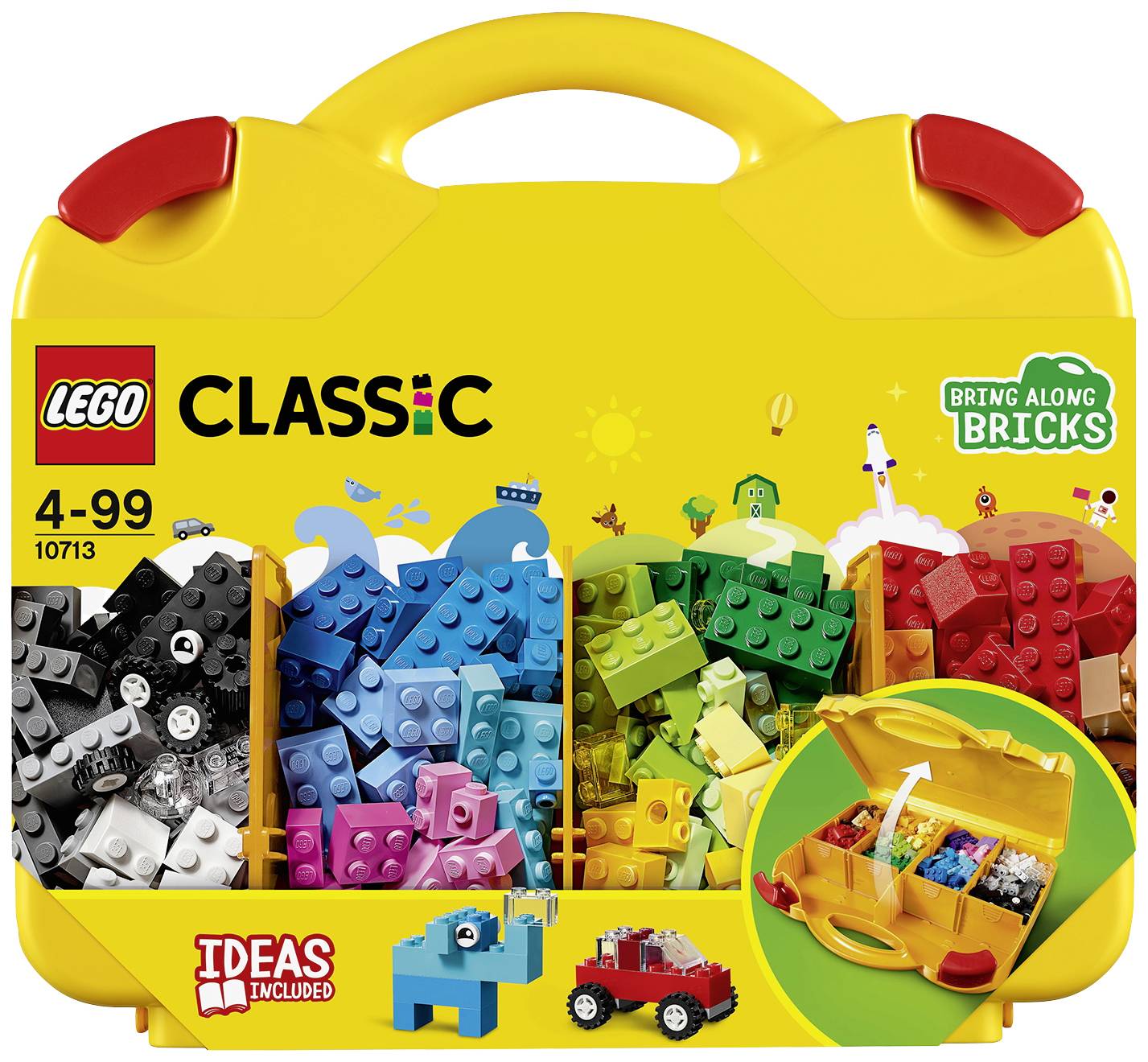 10713 LEGO® CLASSIC Blocks Starter Case Color Sorting