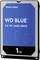 A 2.5-inch PC hard drive from Western Digital with 1 TB capacity, model 'WD Blue'.