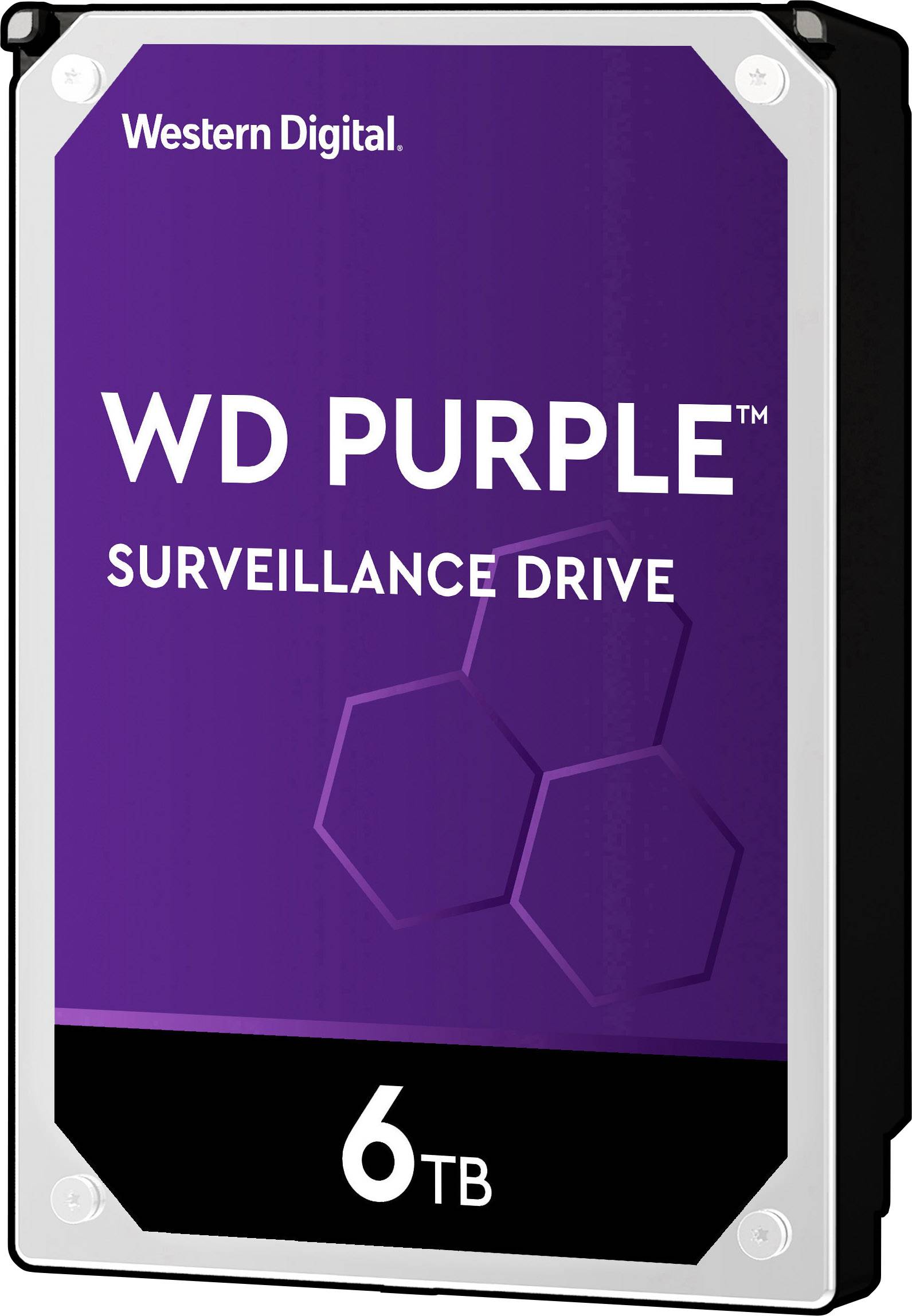 Western Digital WD60PURZ 3.5 (8.9 cm) internal hard drive 6 TB Purple™ Bulk SATA III