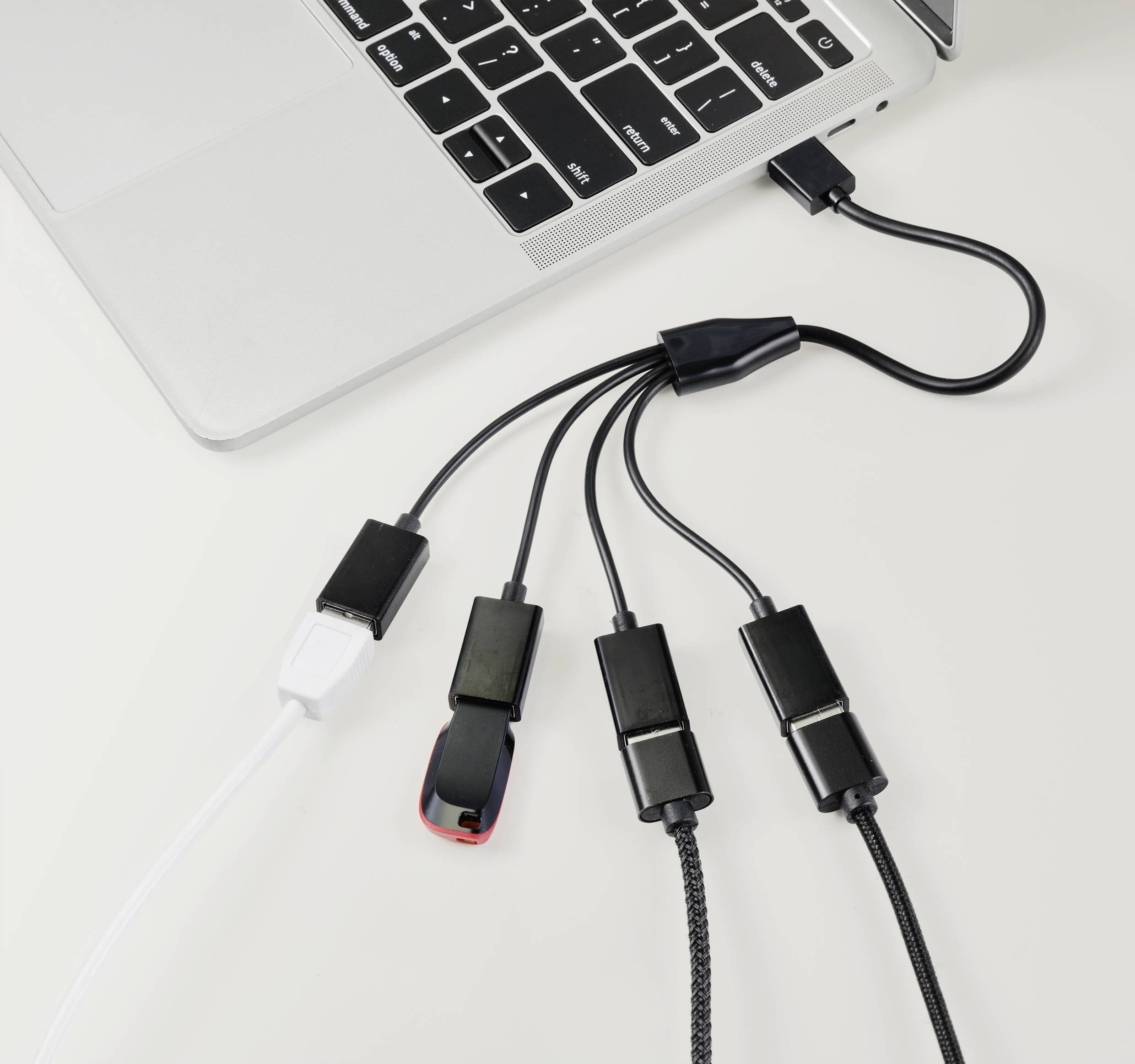 Renkforce 4 Ports Usb 20 Hub Black