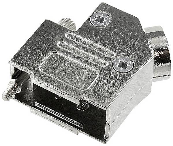 encitech D45ZK-09-K 6560-0106-11 Number of pins: 9 Solid metal 45 ° Silver 1 pc(s)