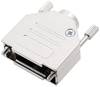 encitech DTZK50-K 6560-0105-05 D-SUB housing Number of pins: 50 Solid metal 180 ° Silver 1 pc(s)