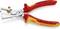A red and yellow multi-grip pliers, suitable for work up to 1000V, with insulated handles and a metal adjustment screw at the top.