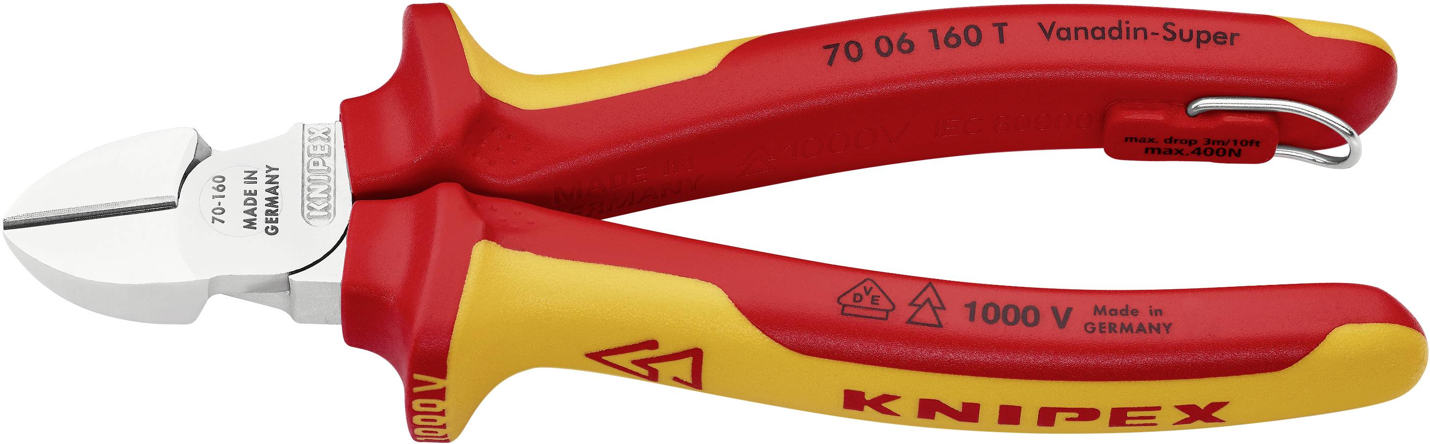 Knipex Knipex-Werk 70 06 160 T VDE Side cutter 160 mm