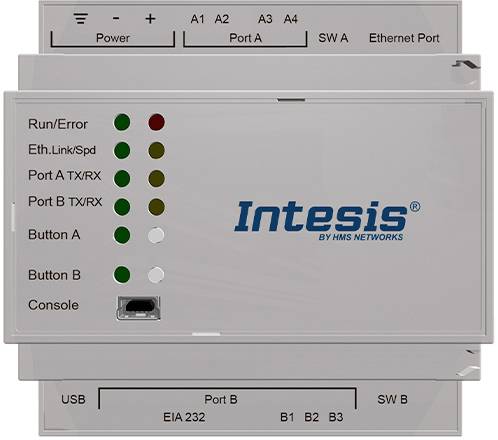Intesis INBACMBM1000000 Modbus/BACnet Gateway RS-485, Ethernet 24 V DC 1 pc(s)-0