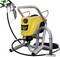 Paint sprayer with a yellow casing and black spray handle, suitable for various painting tasks.
