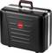 A black, robust tool case with a carrying handle. On the front is a red, circular logo with the inscription 'PARAT'.