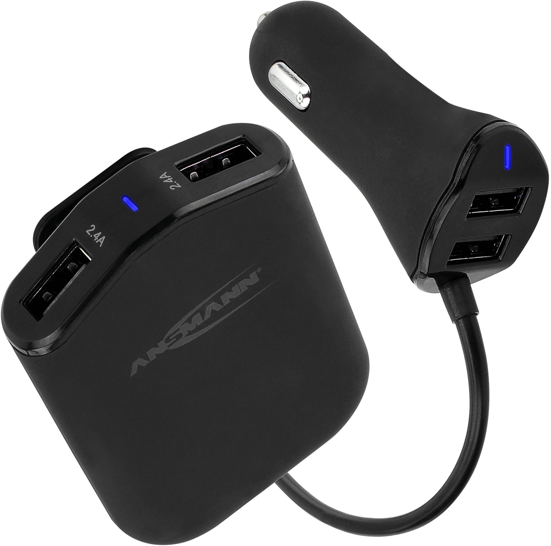 Ansmann In-Car USB charger USB Black Car, HGV-4