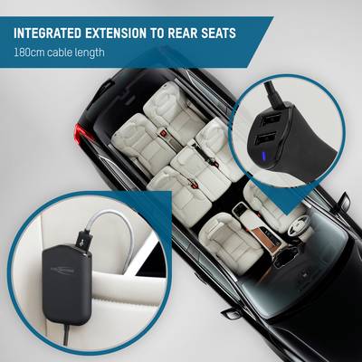 Ansmann In-Car USB charger USB Black Car, HGV-11