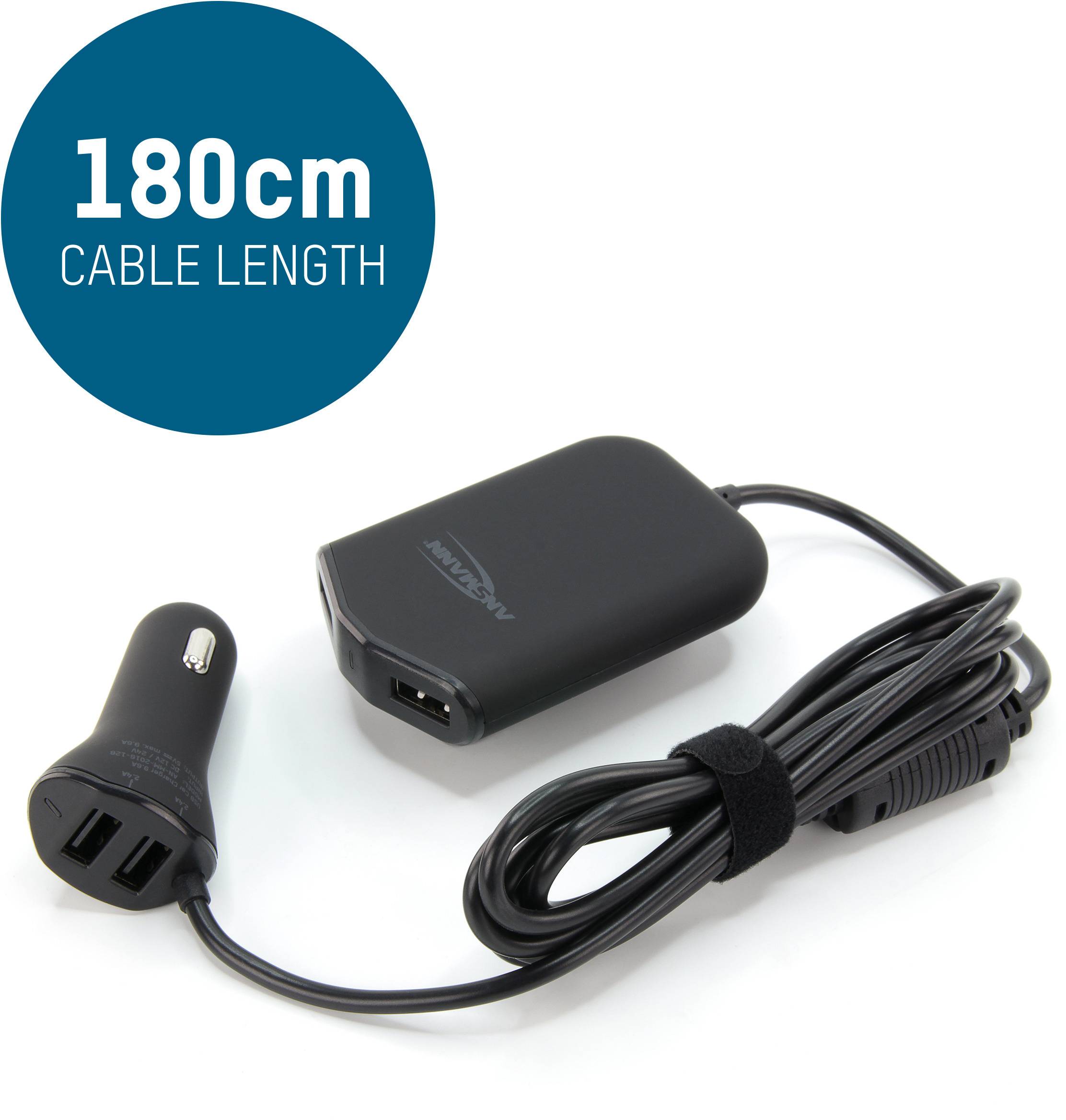 Ansmann In-Car USB charger USB Black Car, HGV-14
