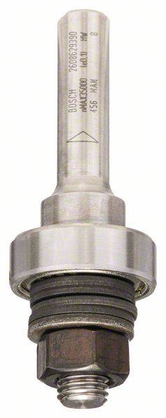 Metallic spark plug for internal combustion engines, comprising a long, cylindrical ignition electrode and threading at the lower end.