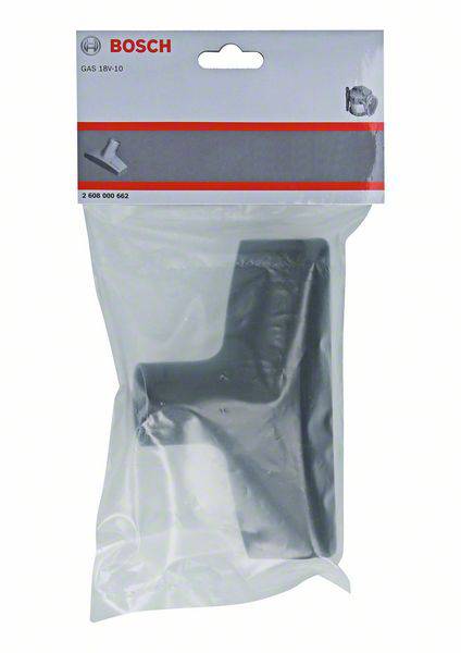 Packaging containing a replacement part for the Bosch GAS 18V-10 vacuum cleaner, identifiable by brand logo and product number.