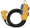 Brennenstuhl 1168720010 RCCB cable extension PRCD Yellow IP54