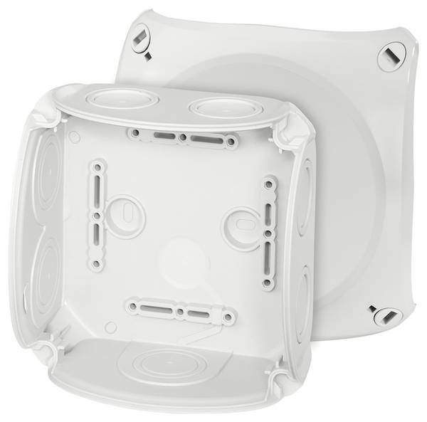 Hensel 62000005 Junction box (W x H) 130 mm x 130 mm Grey-white (RAL 7035) IP66 1 pc(s)