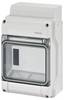 Hensel 6100057 KV 9106 Distribution board Surface-mount No. of partitions = 6 No. of rows = 1 Content 1 pc(s)