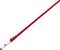 A long, red telescopic pole with a silver handle and locking button, used for cleaning high or hard-to-reach areas.