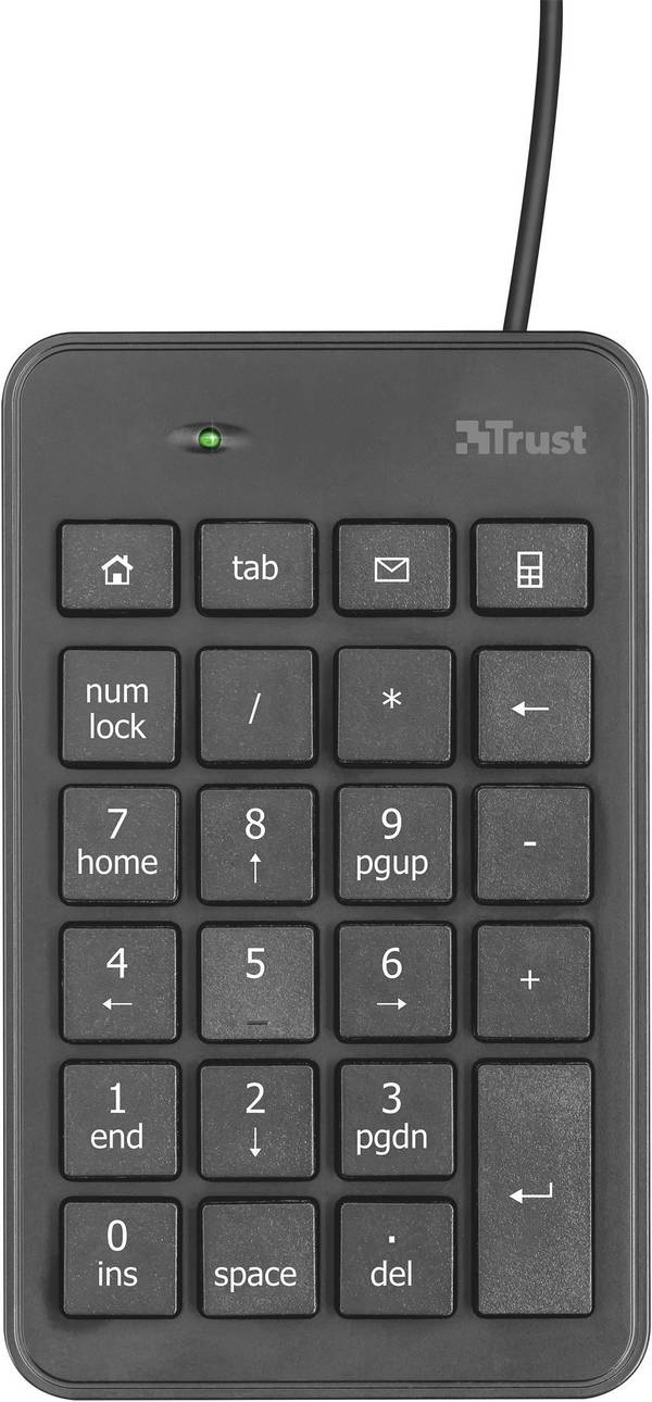 Trust Xalas USB Numeric keypad  Black