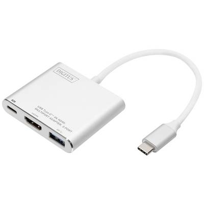 Digitus DA-70838-1 HDMI / USB Adapter [1x USB 3.2 1st Gen connector C (USB 3.0) - 1x HDMI socket, USB 3.2 1st Gen port A-0