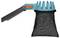 Handy garden tool for picking fruit with a black net and blue tines. Ideal for hard-to-reach tree fruits.