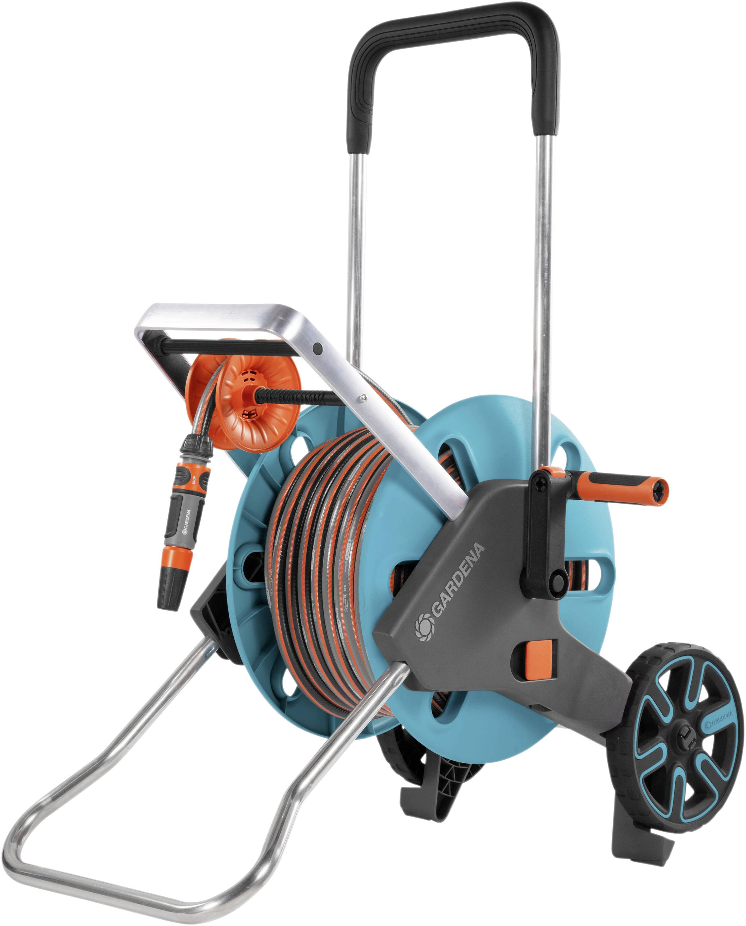 GARDENA 18517-20 GARDENA Schlauchwagen CleverRoll M Easy Set Hose cart 13 mm 20 m 1/2 1 pc(s) Turquoise, Orange, Grey