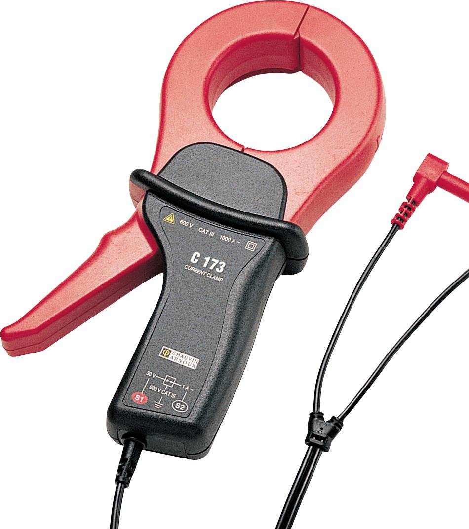 Chauvin Arnoux C173 Clamp meter adapter A/AC reading range: 1 mA - 1200 A