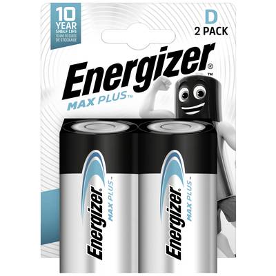 Energizer Max Plus D battery Alkali-manganese  1.5 V 2 pc(s)