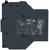 A black electrical component with CE and UL certification, technical specifications, and a Schneider Electric logo.