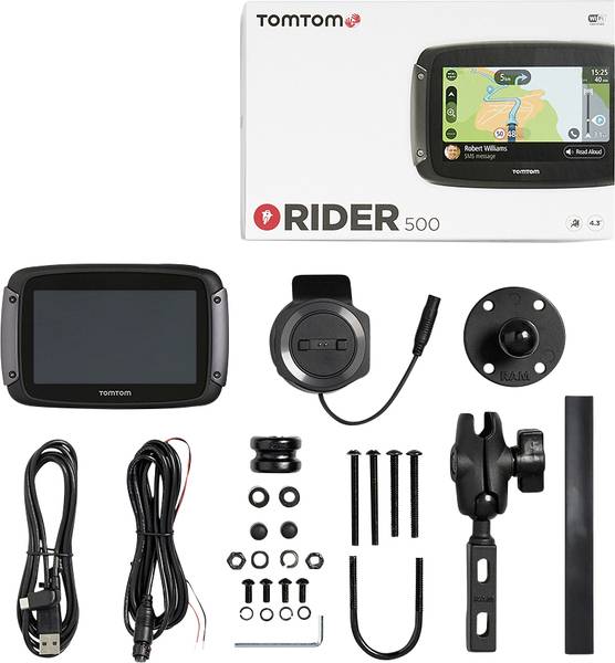 TomTom Rider 500 Motorcycle sat nav 10.9 cm 4.3 inch Europe