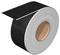 Black electrical insulation tape, partially unrolled. Ideal for protecting and insulating electrical cables.