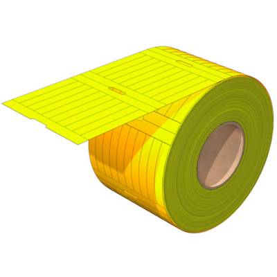 A large roll of yellow material with a structure reminiscent of stacked leaves; the material appears suitable for industrial purposes.