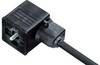 Magnetventilsteckose A wired LED Black 31 5236 500 510 binder Content: 1 pc(s)