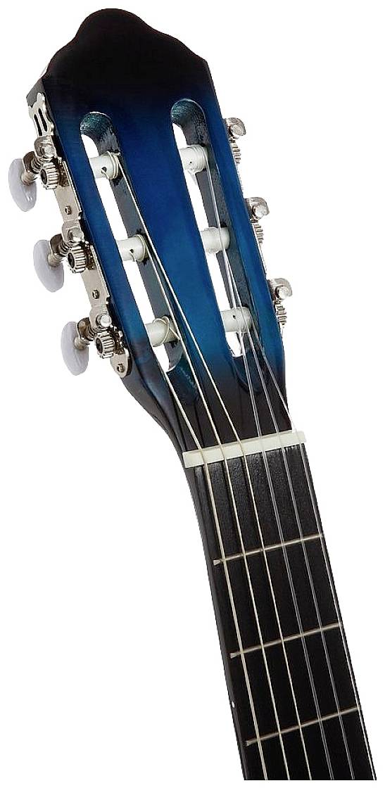 MSA Musikinstrumente C9 Set Clip Classical guitar kit 3/4 Blue incl. gig bag-1