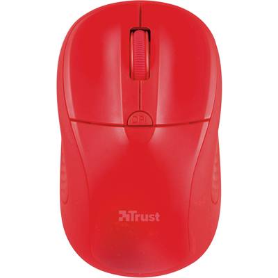 Trust Primo  Mouse Radio   Optical Red 4 Buttons 1600 dpi 