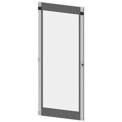 A rectangular insect screen frame with a slim grey frame and white mesh fabric, which can be installed in a door.