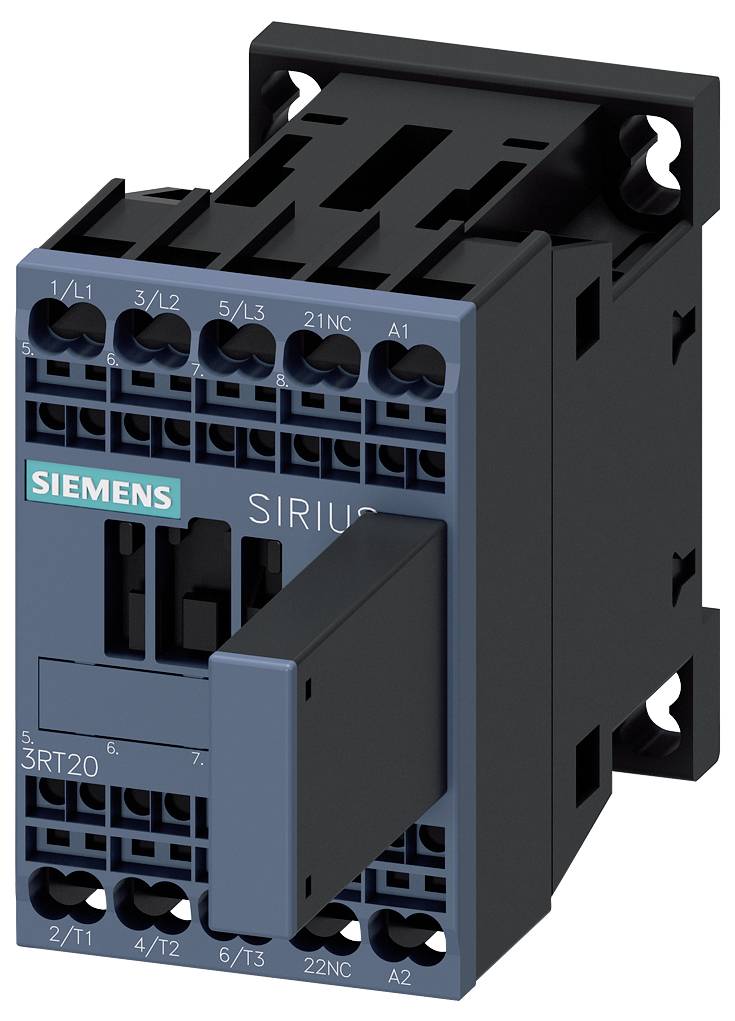 Siemens SIRIUS Contactor 3RT20, 3-pole, with screw connection
