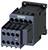 A black Siemens SIRIUS contactor with multiple connections. Suitable for electrical control systems. Primarily used for industrial applications.